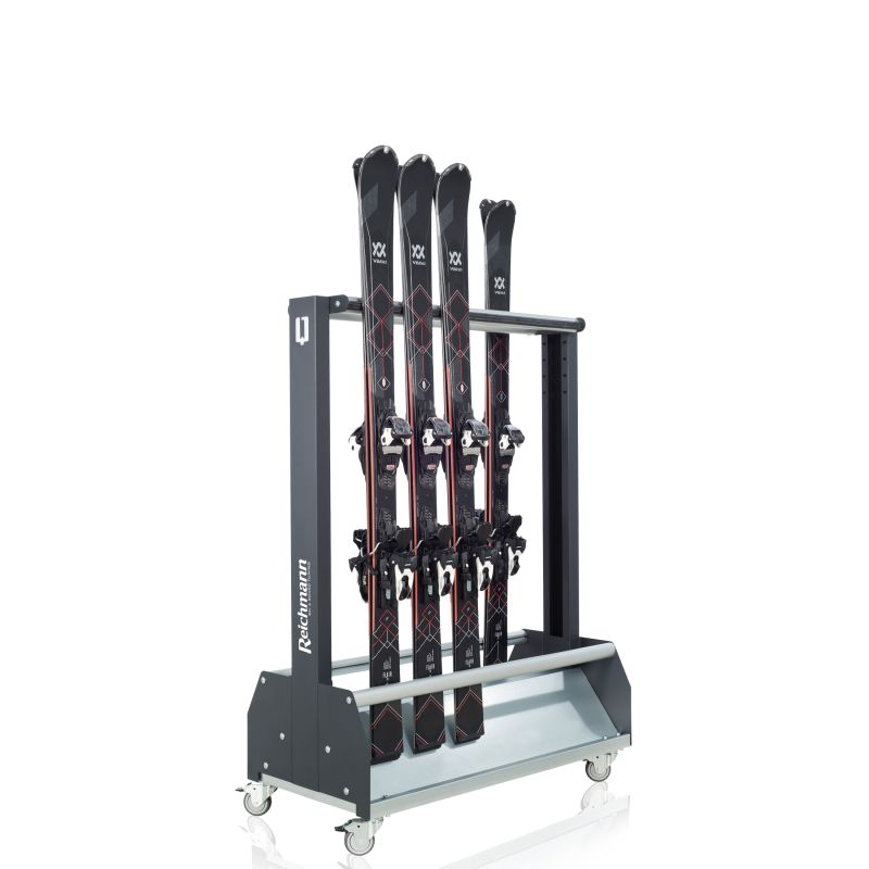 Easy Basic Rack – Mobile ski and snowboard cart